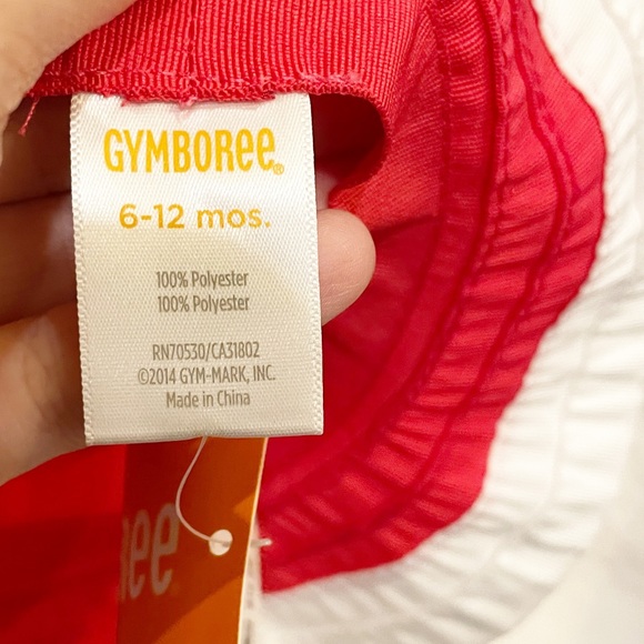 Gymboree Pink Summer Bucket Hat with Flower Baby Girls 6-12 months NWT - Picture 6 of 8